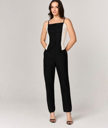 BLUSA ALONGADA P B DETALHE BOTOES - 101103311