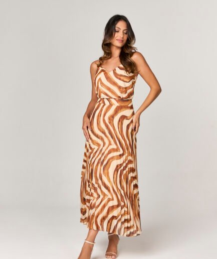 BLUSA REGATA ESTAMPADA DETALHE METAL - 101110211