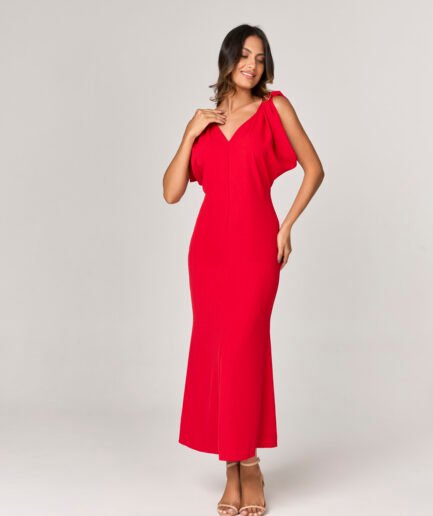 VESTIDO MIDI COM FIVELAS GREGAS - 10438411